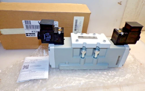 NEW PARKER 2 POSITION DOUBLE SOLENOID VALVE 24 VDC H32WXXBL49D