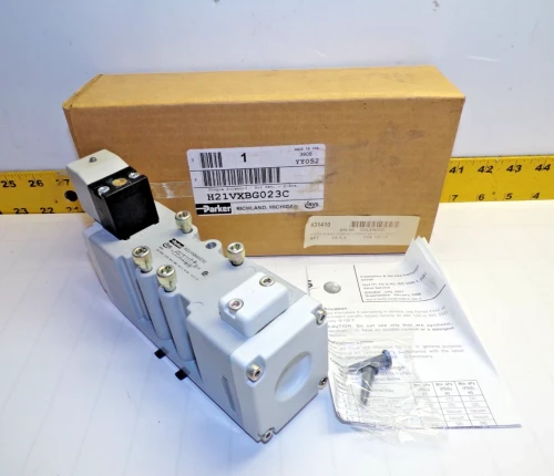 NEW PARKER ISYS SINGLE SOLENOID VALVE 2-POSITION 120V COIL H21VXBG023C