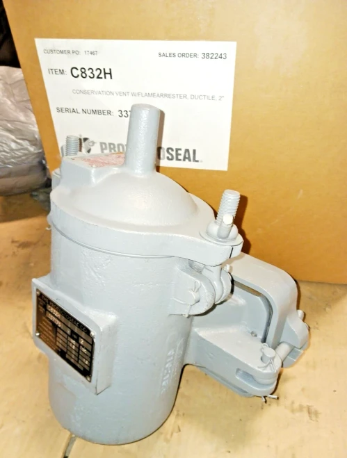 NEW PROTECTOSEAL 830 CONSERVATION VENT WITH FLAME ARRESTOR C832H