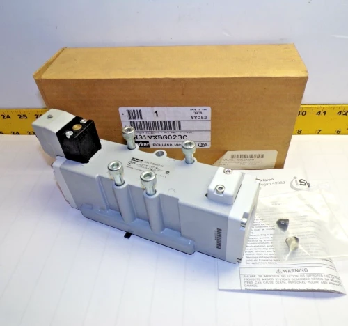 NEW PARKER ISYS SINGLE SOLENOID VALVE 2-POSITION 120V COIL H31VXBG023C