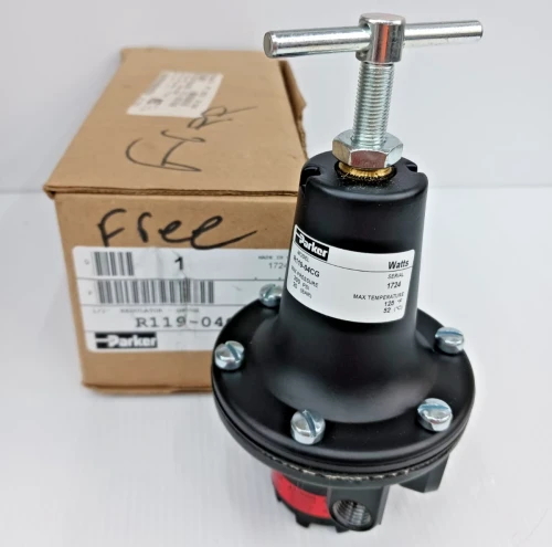 New Parker 1/2" Npt Pressure Regulator R119-04CG 300 Psi ( No Gauge )