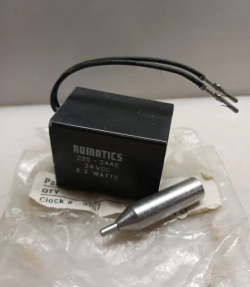 NEW NUMATICS 24 VDC PNEUMATIC VALVE COIL 6.3 WATTS 225-344B