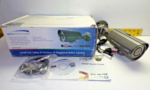 NEW SPECO FULL 1080p IP INDOOR/OUTDOOR IR MEGAPIXEL PTZ BULLET CAMERA O2IR56B1