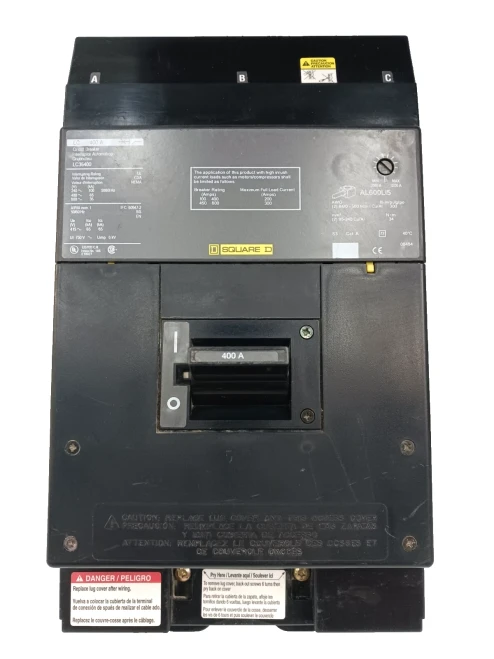 New Square D 400 Amp I-Line Circuit Breaker 3 Pole 600 VAC LC36400