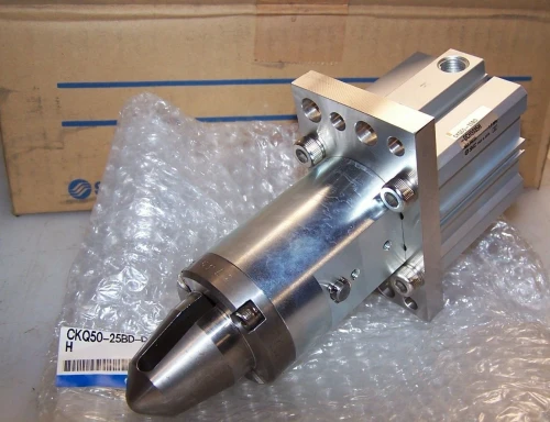 NEW SMC 1/4" PORT PNUEMATIC PIN CLAMP CYLINDER CKQ50-25BD-DCH9385H