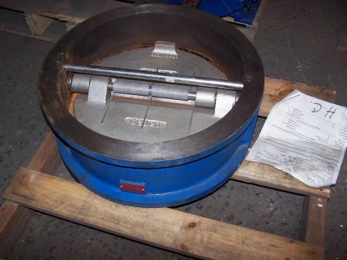 NEW SF EQUIPMENT SUREFLOW 16" DIAMETER DUAL DOOR CHECK VALVE CD125 160SN-CF8M SS
