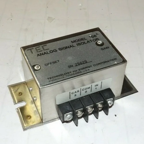 NEW TEC ANALOG SIGNAL ISOLATOR 2K VDC CONTINUOUS (IN TO OUT) 2K V RMS MODEL 156