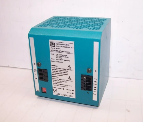 PEPPERL + FUCHS 30.5 VDC OUTPUT POWER SUPPLY 115/230 VAC INPUT VAN-115/230AC-K7