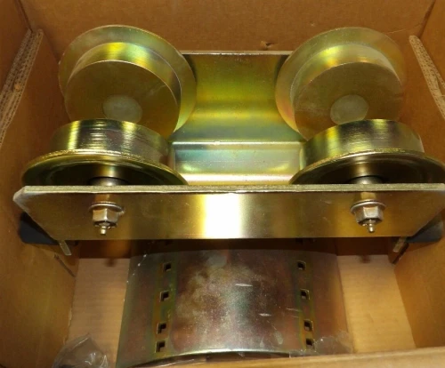 NEW WHITING CORP I-BEAM OVERHEAD TROLLEY / CRANE / HOIST ROLLER ASSEMBLY