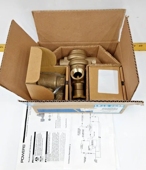 New Watts Powers Master Mixing Valve 3/4" x 1" FNPT 64 GPM LFMM432-1