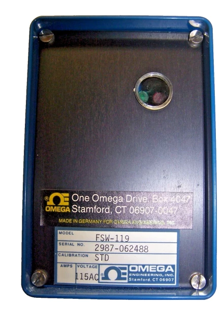 OMEGA ELECTRONIC FLOW SWITCH WITH REMOTE SENSOR 115 VOLT FSW-119