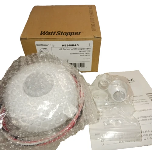 NEW WATT STOPPER HB340B-L3 HB SENSOR W/ 360 DEGREE LENS 480 VAC