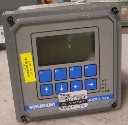 ROSEMOUNT ANALYTICAL 54EPH/ORP-02-09 ANALYZER CONTROLLER 20-30 VOLT 6.0W NOMINAL