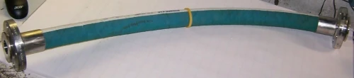 RUBBER FAB RF-RT-FEP LINED STANDARD 1800 HOSE WITH FLANGE