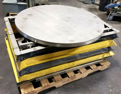 Southworth Palletpal 360 Spring Pallet Level Loader 50" x 34" 43-3/4" Turntable