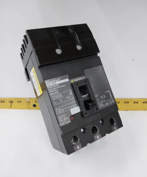 Square D PowerPact 225 Amp I-Line Circuit Breaker 240 VAC 3 Pole QBA32225