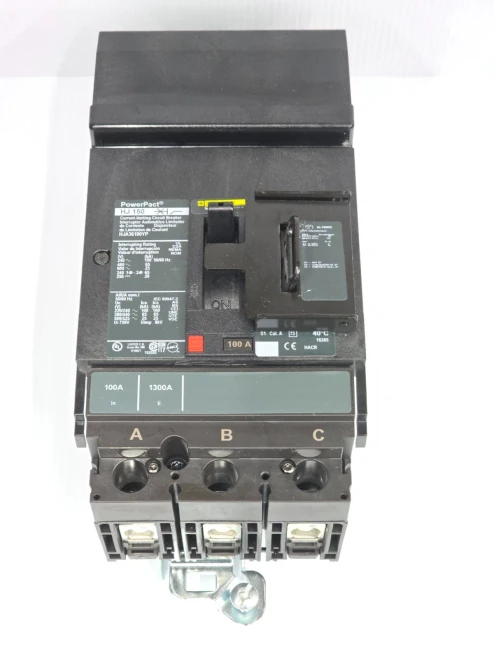 Square D PowerPact 100 Amp I-Line Circuit Breaker 600 VAC 3P 100 kA HJA36100YP