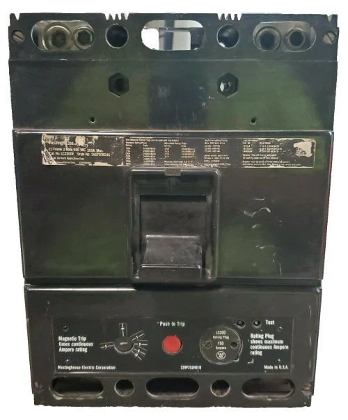 Westinghouse 300 Amp Circuit Breaker W/ 150A Trip Plug 600 VAC 2 Pole LC2300F