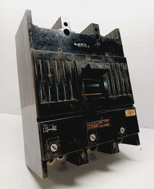 GE 250 Amp Circuit Breaker 3 Pole 600 VAC TJJ436250
