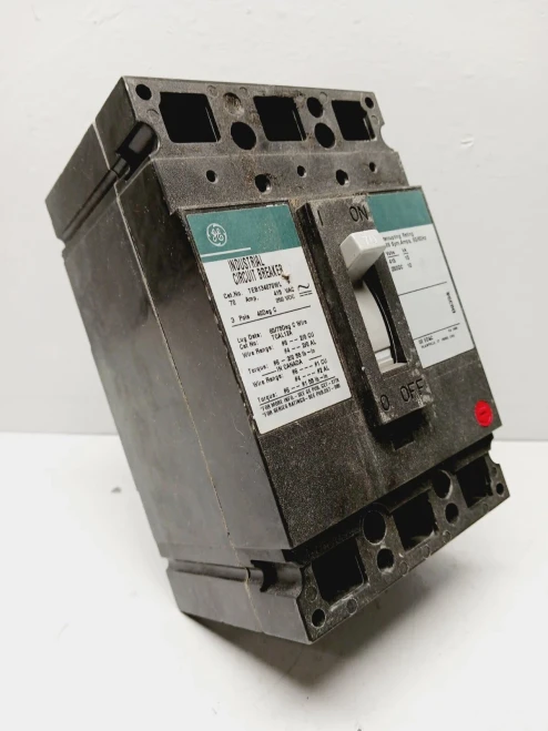 GE 70 Amp Circuit Breaker 3 Pole 415 VAC / 250 VDC TEB134070WL