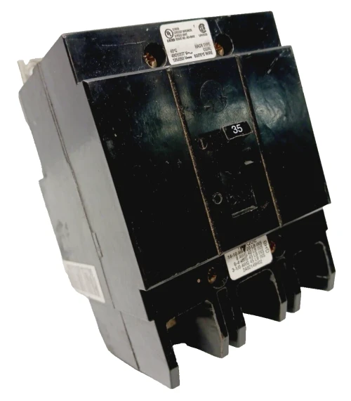 Eaton 35 Amp Bolt-On Circuit Breaker 3 Pole 277/ 480 VAC GHB3035