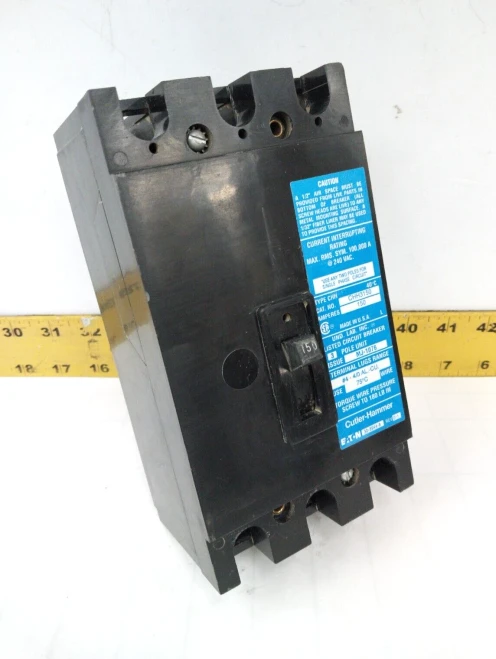 Eaton / Cutler-Hammer 150 Amp Circuit Breaker 240 VAC 3 Pole CHH3150