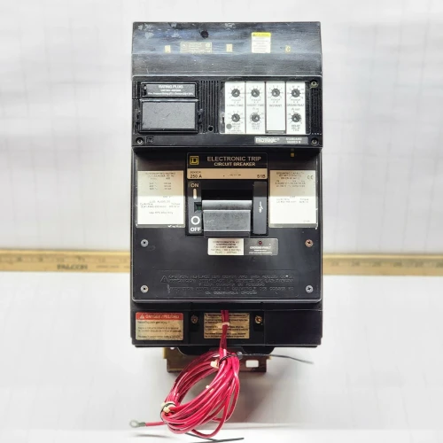 Square D 100 Amp I-Line LSIG GFI Circuit Breaker 600 VAC 3P LX36100G W/ ARP040