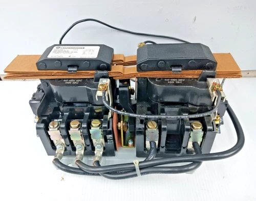 New GE Size 2 Reversing Contactor 25 HP 600 VAC 3 Phase 480V Coil CR309D004AAKB