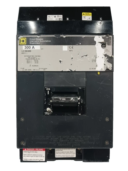 Square D 300 Amp I-Line Circuit Breaker 3 Pole 600 VAC LC36300