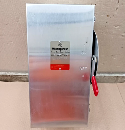 New Westinghouse 60 Amp Fusible Stainless Steel Disconnect 240 Vac 3P WHNF322