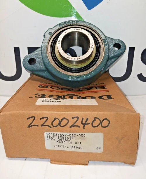 New Dodge 2 Bolt Flange Bearing 1-11/16" Bore F2BSC111