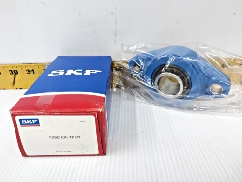 New SKF 2 Bolt Flanged Bearing 1" Bore F2BC100-TPZM (#2)