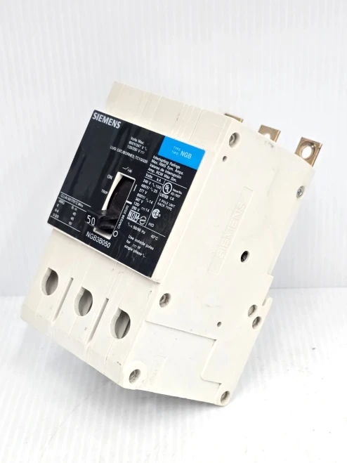 Siemens 50 Amp Bolt-On Circuit Breaker 480Y/277 VAC 3 Pole 100 kA NGB3B050