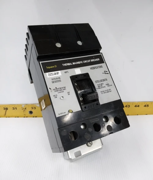Square D 225 Amp I-Line Circuit Breaker 240 VAC 3 Pole Q232225 (Re-Labeled)