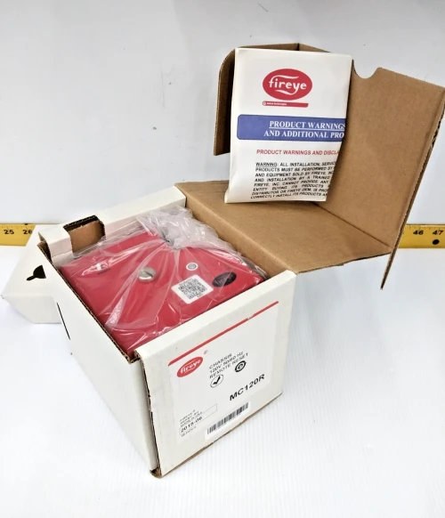 New Fireye M-Series II Flame Safeguard Chassis Remote Reset 120 VAC MC120R