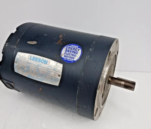 New Leeson 1/2 HP Ac Electric Motor 56C 1725 Rpm 208-230/460 Vac TENV 110046.00