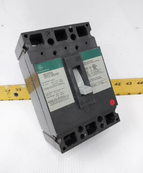 GE 30 Amp Circuit Breaker 600 VAC / 250 VDC 3 Pole TED136030