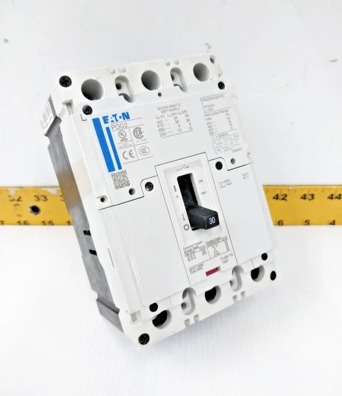 Eaton 30 Amp Circuit Breaker 600 VAC / 250 VDC 3 Pole PDG23G0030TFFL