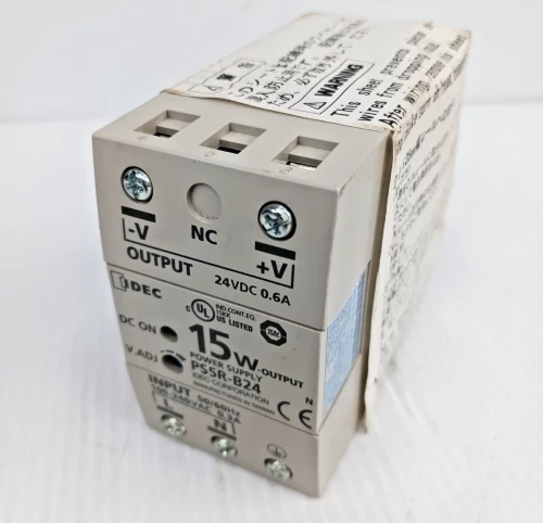 New IDEC PS5R-B24 DC Power Supply 15 Watt 24 Vdc Output 100-240 Vac Input