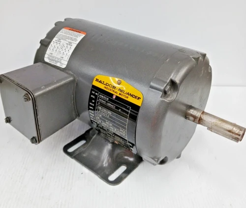 New Baldor .5 HP Ac Electric Motor 1140 Rpm 230/460 Vac 56 Frame TEFC AOM3539