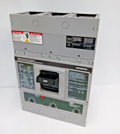 New Siemens 300 Amp Circuit Breaker HJXD63B300 3 Pole 600 Vac 65kA @ 480 Vac