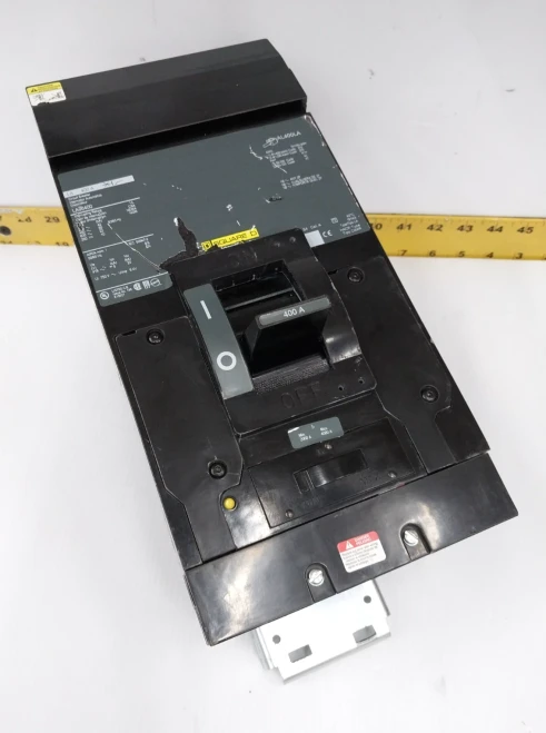 New Square D 400 Amp I-Line Circuit Breaker 600 VAC / 250 VDC 3 Pole LA36400