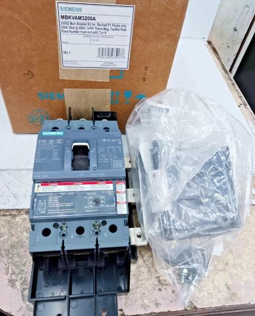 New Siemens 200 Amp Main Circuit Breaker with Kit 3VA5220-SEC31-0AA0 MBKVAM3200A