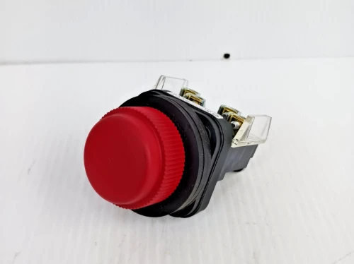 New Allen Bradley 800H-R6A Red Rubber Booted Push Button 1NO/1NC