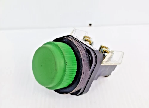 New Allen Bradley 800H-R1A Green Rubber Booted Push Button 1NO/1NC