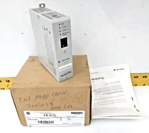 New Allen-Bradley 3 Port EtherNet/IP Tap 1783-ETAP SER A FW 2.002