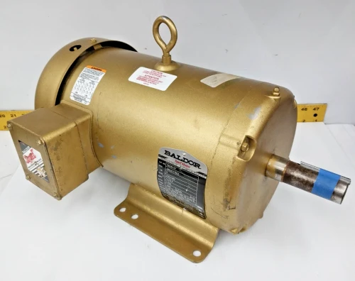 Baldor 5 HP AC Electric Motor 230/460 VAC 1750 RPM 3 Phase 184T EM3615T