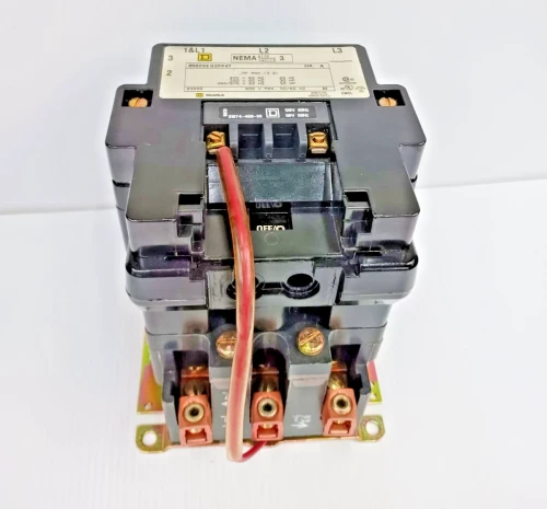 Square D Size 3 Motor Contactor 8502SEG2FF4T 120 V Contacts 99% Good
