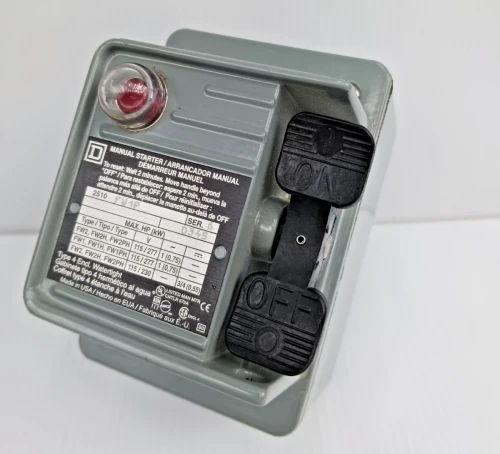 New Square D 2510 FW1P Manual Motor Starting Switch 1 HP 115/230/277 Vac