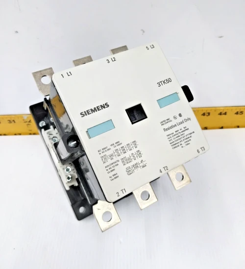 New Siemens Contactor 190 Amp 600 VAC 3 Phase 3ZX1012-0TF06-1AA2 / 3TK5022-0AL2